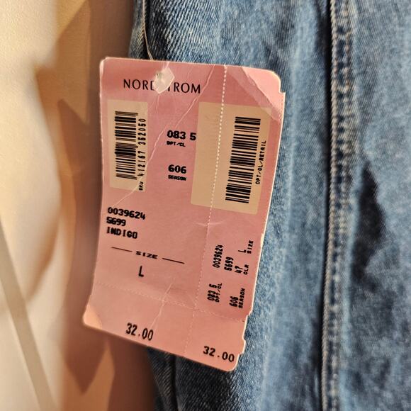 Vintage Abe For Honest Jeanswear Y2K Denim Skirt Size Large Deadstock NEW NWT - Picture 4 of 6